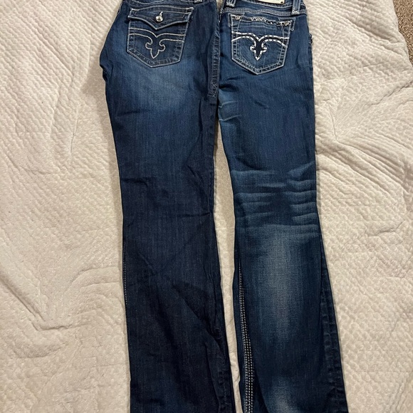 Lot of 2-Size 29 Rock Revival Easy Skinny Jeans - Picture 4 of 8